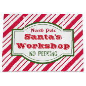 Weihnachten Nordpol Kinder Kindergeschenktasche Große Geschenktüte (Vorderseite)