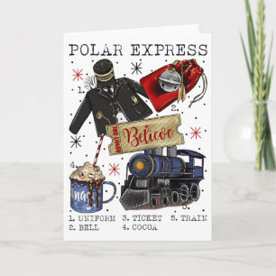 Weihnachten Nordpol Polar Express Alle Abroad Xmas Karte