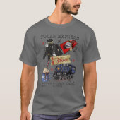 Weihnachten Nordpol Polar Express Alles im Ausland T-Shirt (Vorderseite)