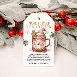 Weihnachten Nordpol Santa Hot Cocoa Geschenkanhänger