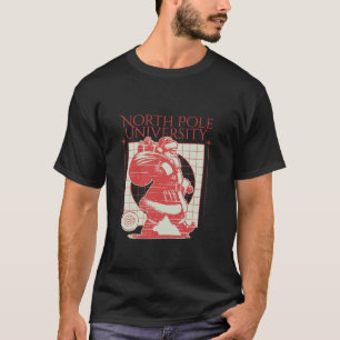 Weihnachten - Nordpol Universität Retro T-Shirt