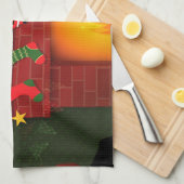 Weihnachten nosferatu geschirrtuch (Viertel Falte)