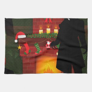 Weihnachten nosferatu geschirrtuch