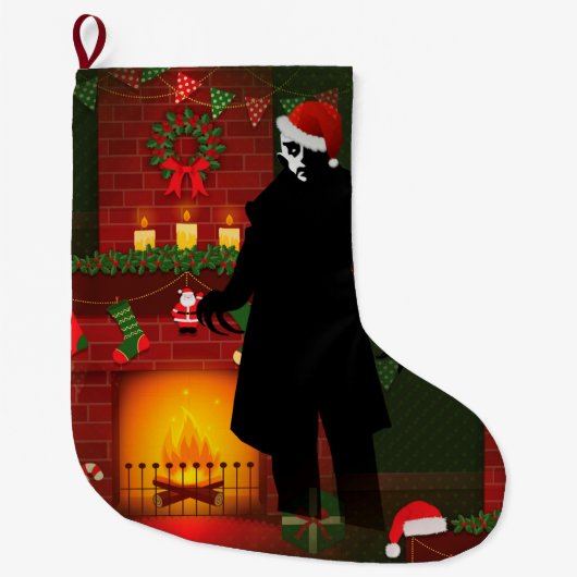 Weihnachten nosferatu Weihnachten Strumpf Großer Weihnachtsstrumpf (Vorderseite)