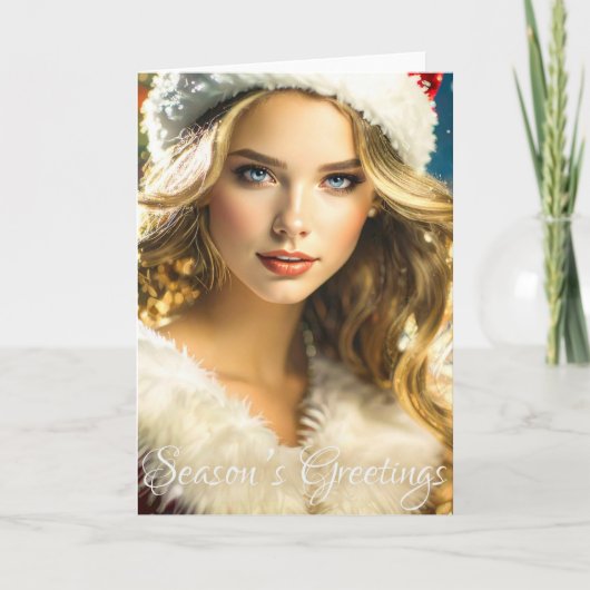 Weihnachten - Nostalgische Weihnachten Karte (Vorderseite)