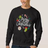 Weihnachten Not Retro 25 Sweatshirt (Vorderseite)