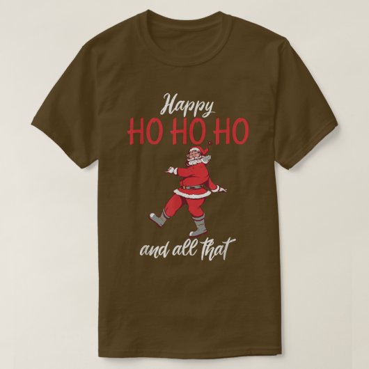 Weihnachten Not Retro Funny Santa T-Shirt (Design vorne)