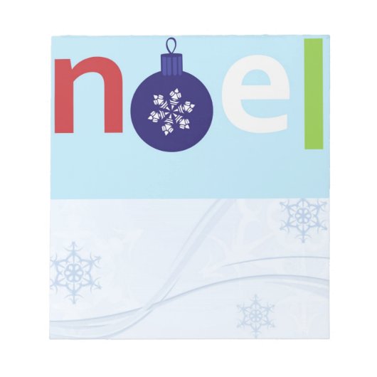 Weihnachten Notizblock (Vorderseite)