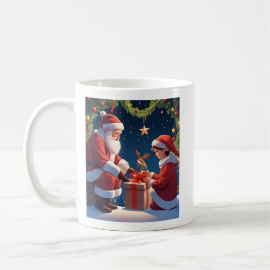 (Weihnachten Nr. 2) Klassische Tasse, 11 oz Kaffeetasse (Links)