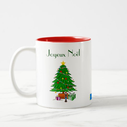 Weihnachten Nutcracker Ballett-Tasse Zweifarbige Tasse (Links)