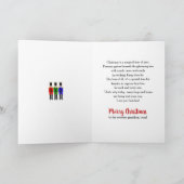 Weihnachten, Nutcracker Soldier, Grandson Karte (Innenseite)