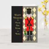 Weihnachten, Nutcracker Soldier, Unsere Zuhause zu Karte (Gelbe Blume)