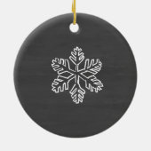 Weihnachten O Heilige Nacht Chalkboard Ornament (Hinten)