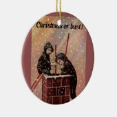 Weihnachten oder Bust, Boy Chimney Sweep Antique F Keramikornament (Rechts)