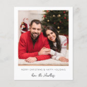 Weihnachten oder Feiertag Sofortiges Foto w Karier (Vorderseite)