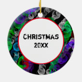 Weihnachten oder Halloween Keramik Ornament (Hinten)