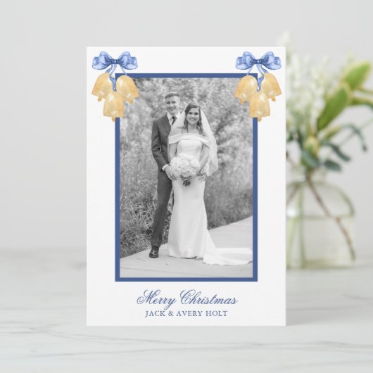 Weihnachten oder Hochzeitsglocken-Foto (Stehend Vorderseite)