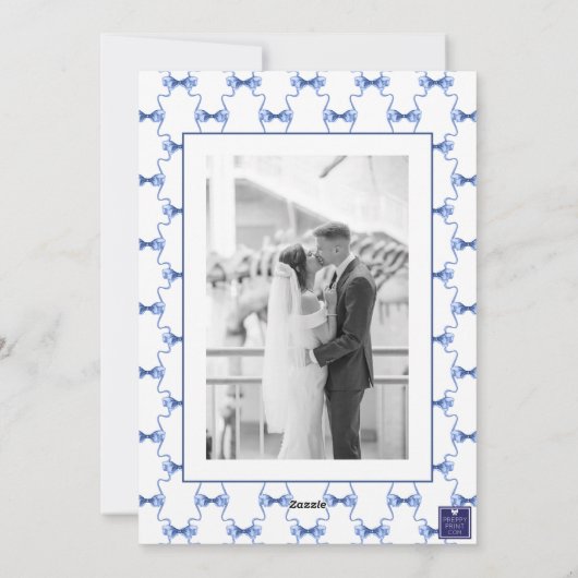 Weihnachten oder Hochzeitsglocken-Foto (Rückseite)