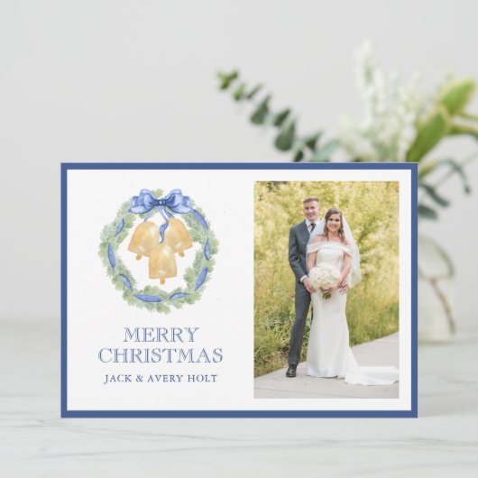 Weihnachten oder Hochzeitsglocken-Foto (Stehend Vorderseite)