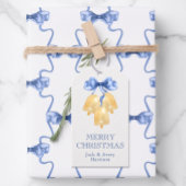 Weihnachten oder Hochzeitsglocken Geschenkanhänger