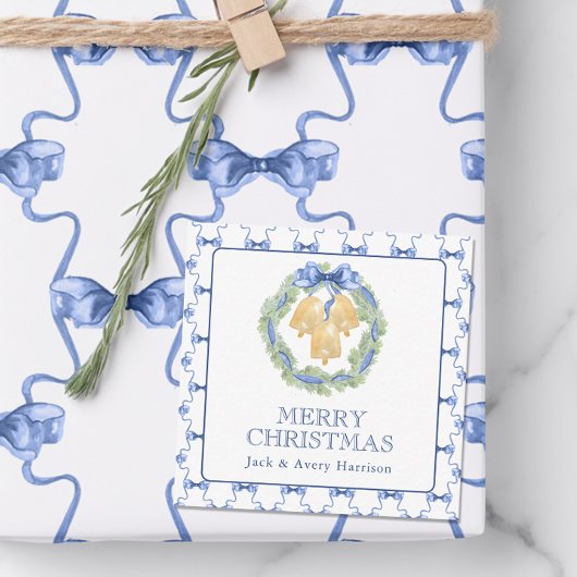 Weihnachten oder Hochzeitsglocken Mitteilungskarte