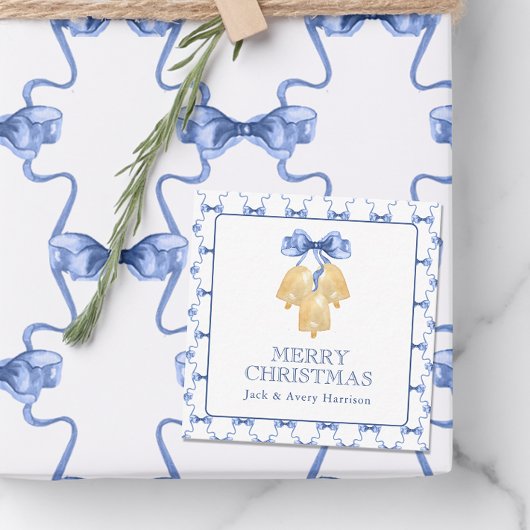 Weihnachten oder Hochzeitsglocken Mitteilungskarte