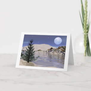 Weihnachten oder Solstice-Karte - "Solstice-Segnun