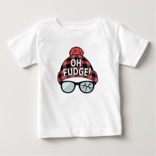 Weihnachten Oh Fudge Xmas Urlaub Lustiger Urlaub Baby T-shirt