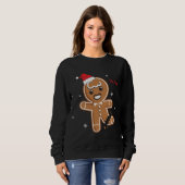 Weihnachten Oh schläfst Lebkuchen Sweatshirt (Vorne ganz)