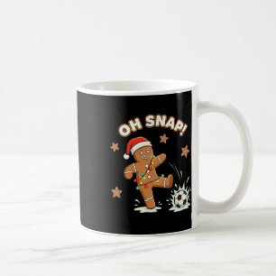 Weihnachten Oh Snap Lebkuchen Fußball Lustiges Xma Kaffeetasse