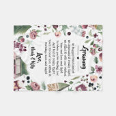 Weihnachten Oma Grammy Nana von Großkindern Fleecedecke (Vorderseite (Horizontal))