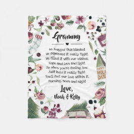 Weihnachten Oma Grammy Nana von Großkindern Fleecedecke