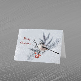 Weihnachten Orange Berries Bird Pine