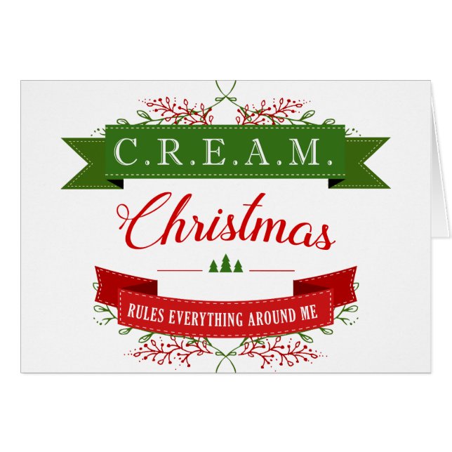 Weihnachten ordnet alles um mich an! Karte (Vorderseite (Horizontal))