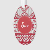 Weihnachten Ornament (Vorderseite)