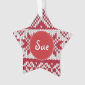 Weihnachten Ornament (Vorderseite)