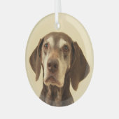 Weihnachten Ornament Aus Glas (Vorderseite links)