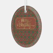 Weihnachten Ornament Aus Glas (Vorderseite links)