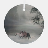 Weihnachten Ornament Aus Glas (Rückseite)