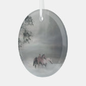 Weihnachten Ornament Aus Glas (Vorderseite links)