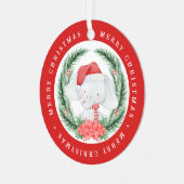 Weihnachten Ornament Aus Metall (Vorderseite links)