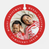 Weihnachten Ornament Aus Metall (Rückseite)