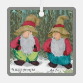 Weihnachten Ornament Aus Metall (Vorderseite)