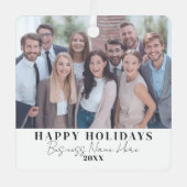 Weihnachten Ornament Aus Metall (Vorderseite)