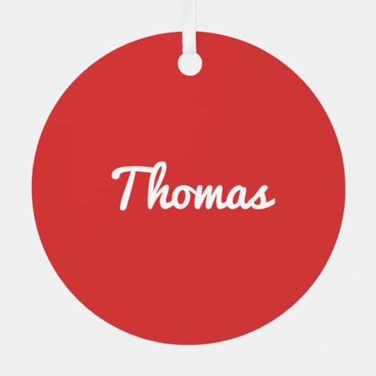 Weihnachten Ornament Aus Metall (Rückseite)