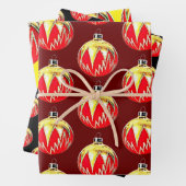 Weihnachten-Ornament Geschenkpapier Set (Beispiel)