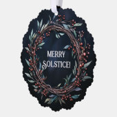 Weihnachten Ornament Karte (Links)