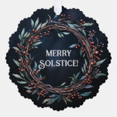 Weihnachten Ornament Karte (Vorderseite)