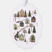 Weihnachten Ornament Karte (Links)