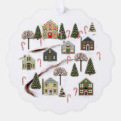 Weihnachten Ornament Karte (Vorderseite)